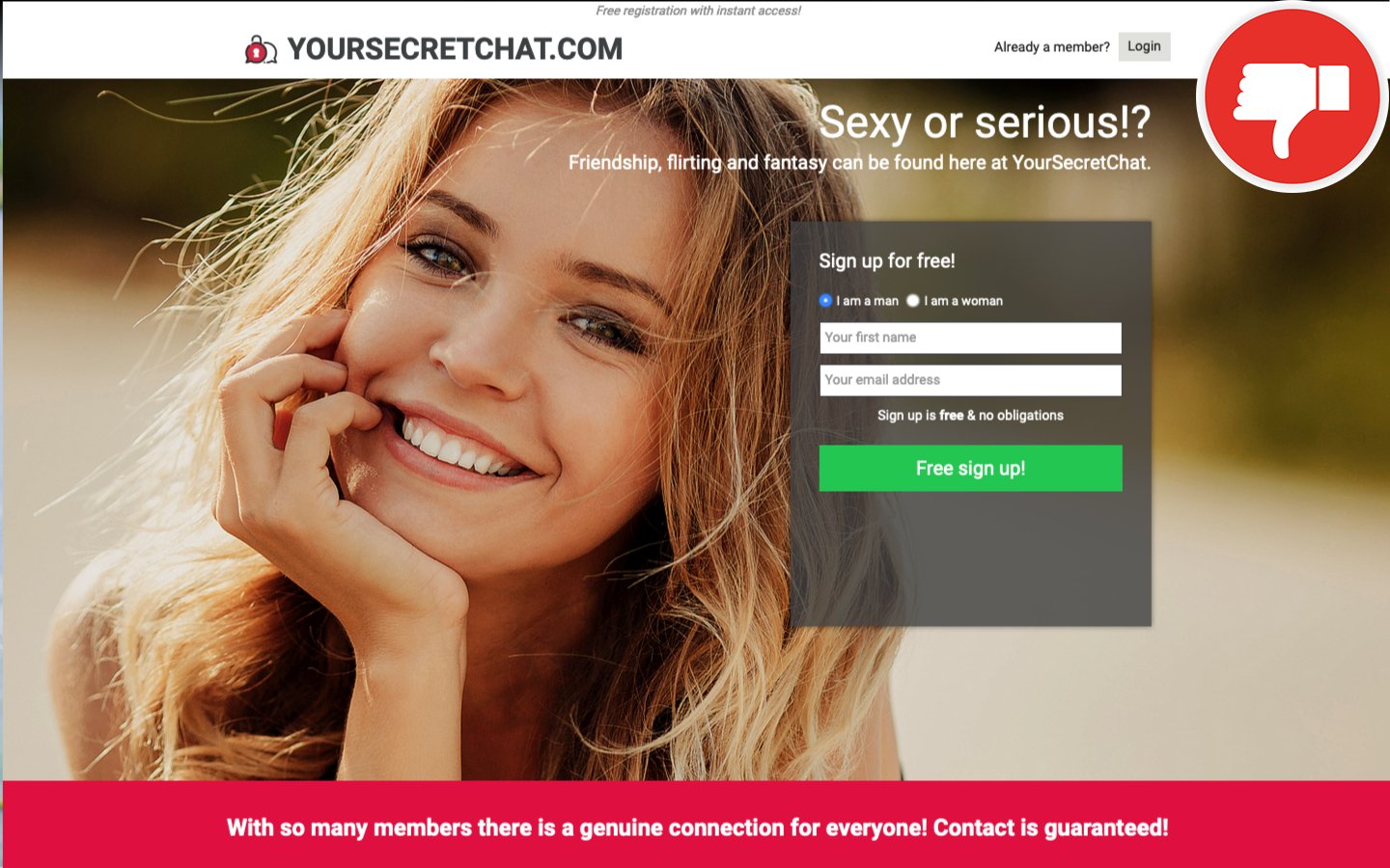 YourSecretChat.com review scam