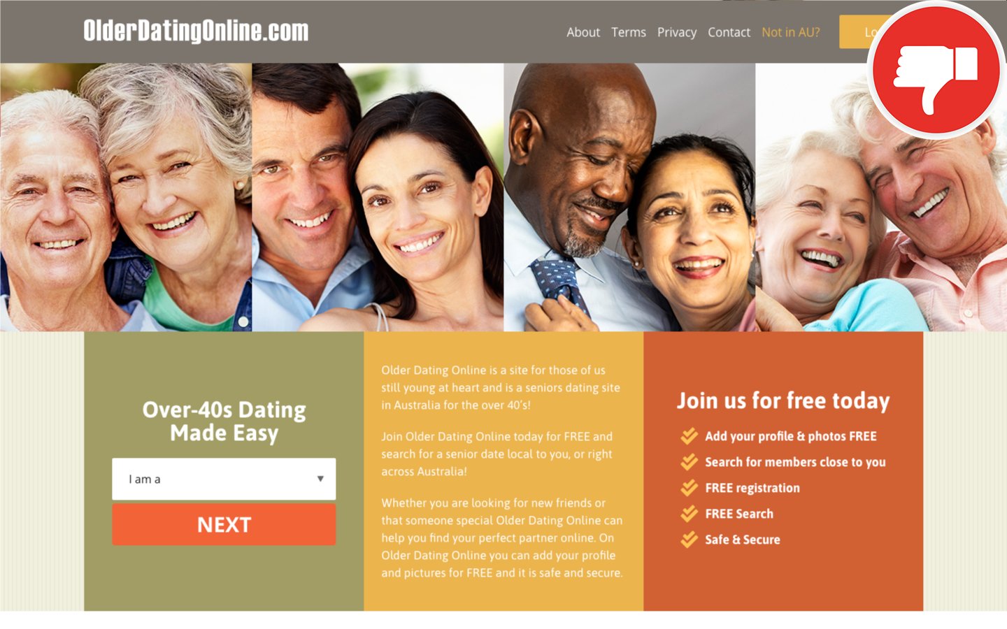 Free Search For Seniors On Dating Site