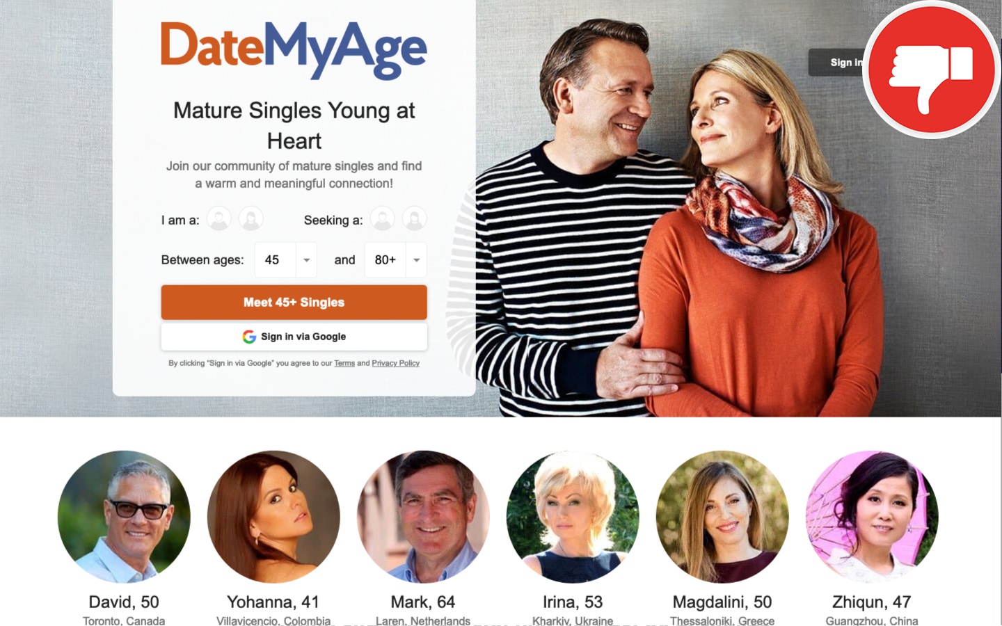 DateMyAge.com review scam