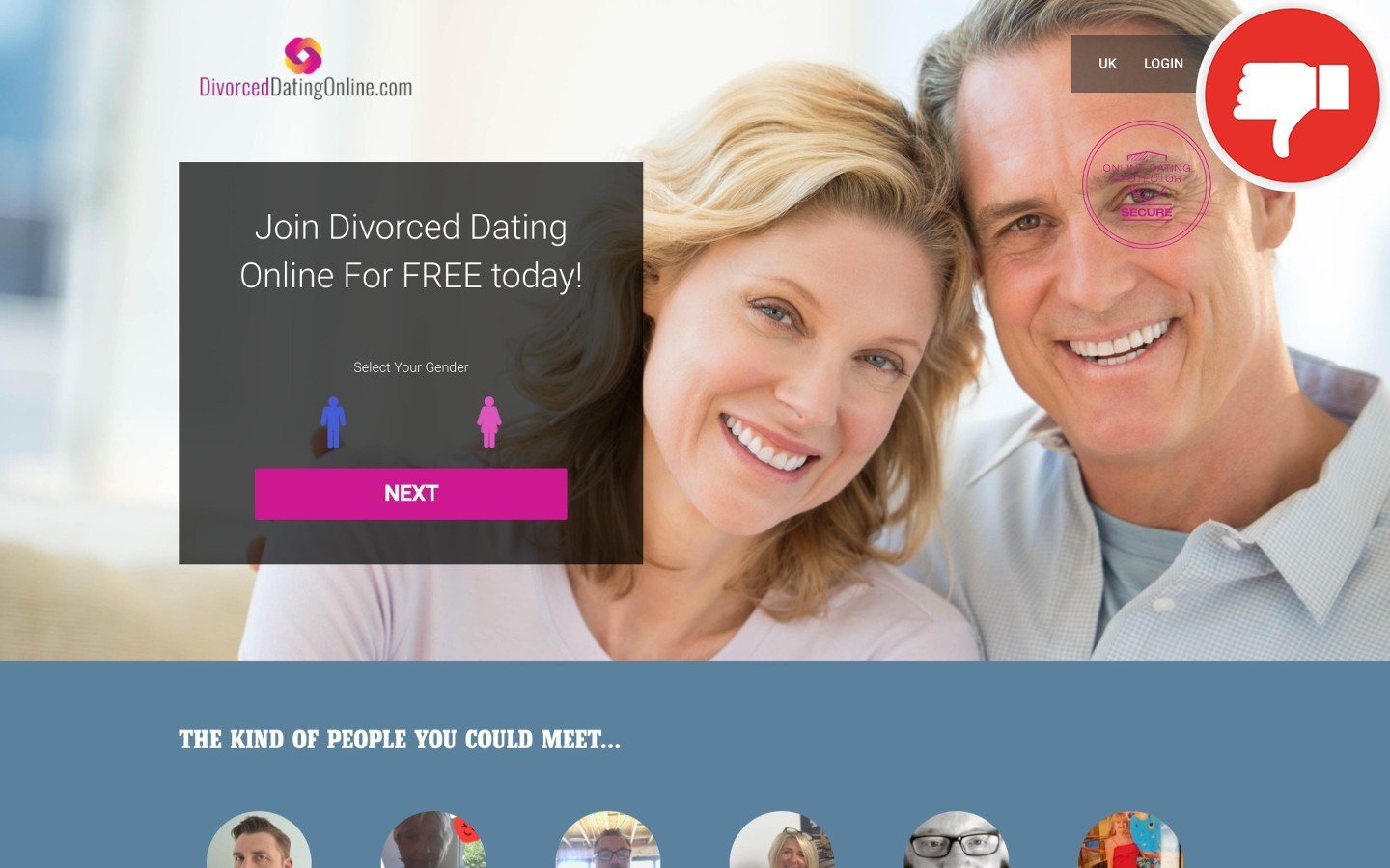 DivorcedDatingOnline.com review Scam
