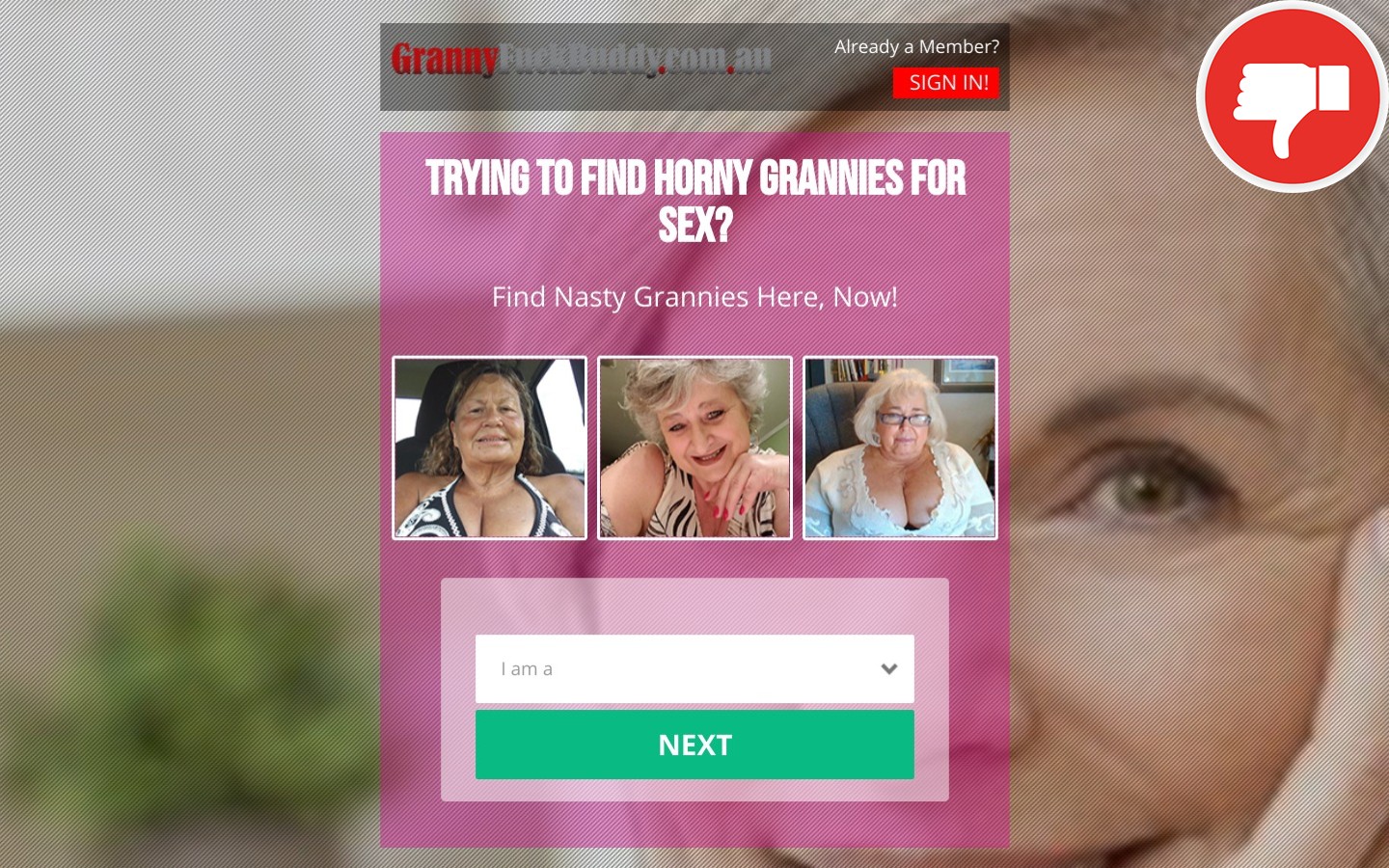 GrannyFuckBuddy.com.au review Scam