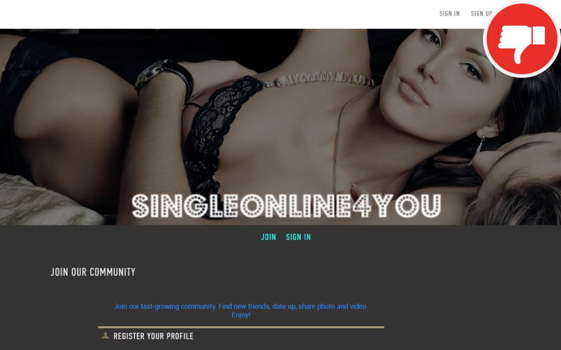 SingleOnline4You.com review Scam