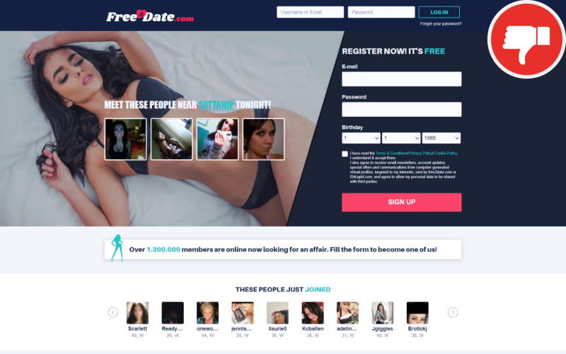 Review Free2Date.com Subscription Rip Off Fake Chat