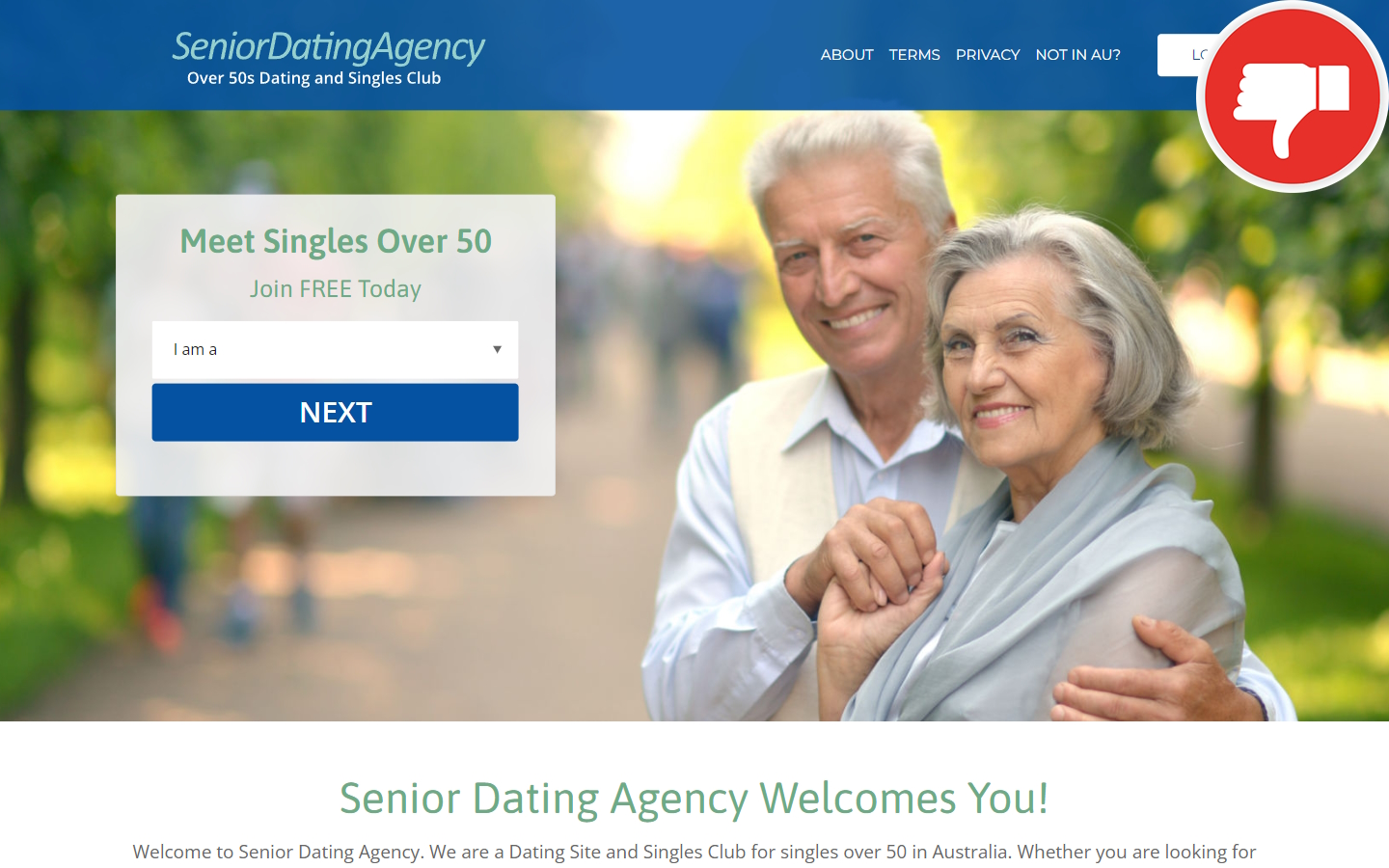 Review SeniorDatingAgency.com Scam