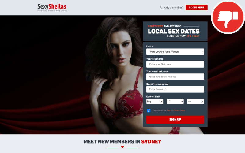SexySheilas.com review Scam
