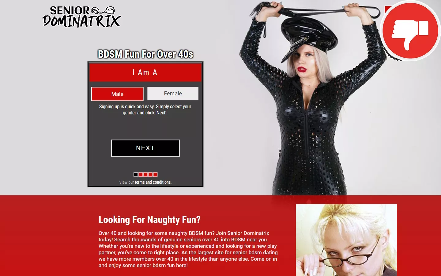 SeniorDominatrix.com review